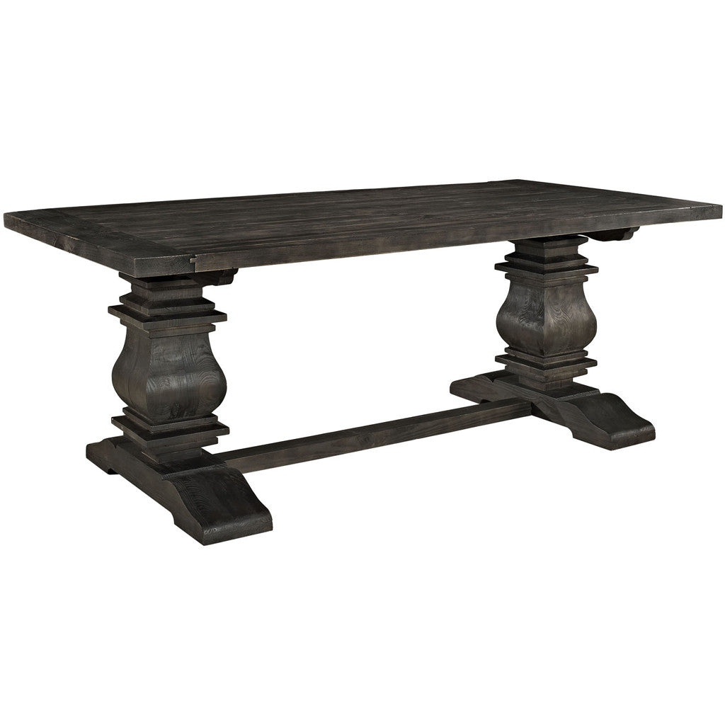 Clement Wood Dining Table Black