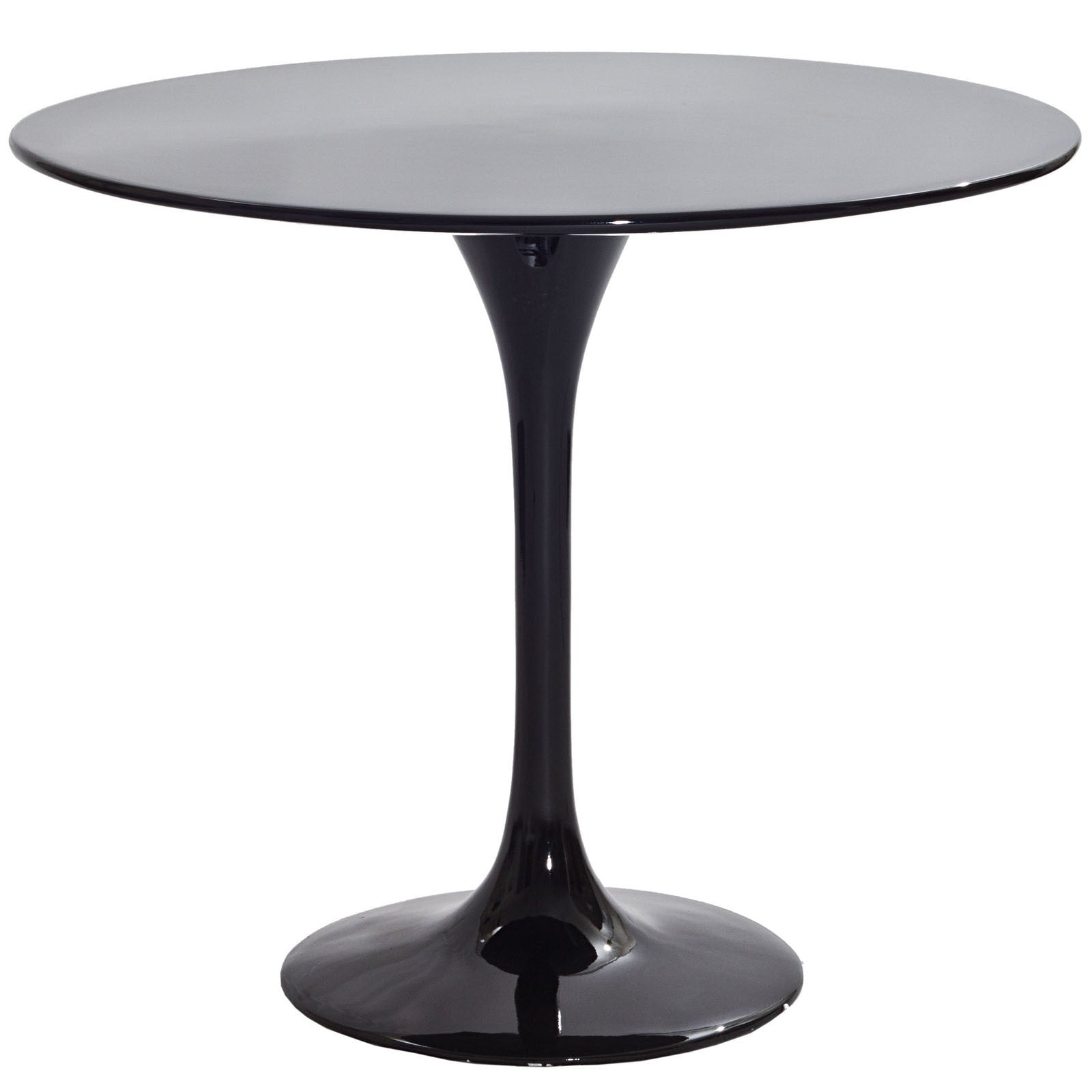 Lore Fiberglass Side Table Black