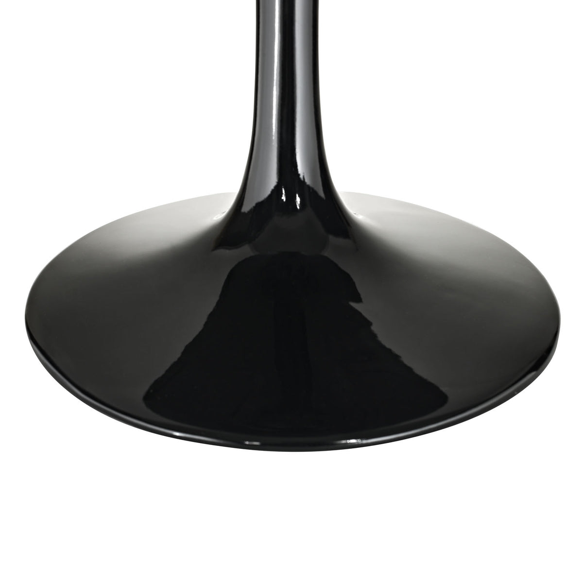 Lore Fiberglass Side Table Black