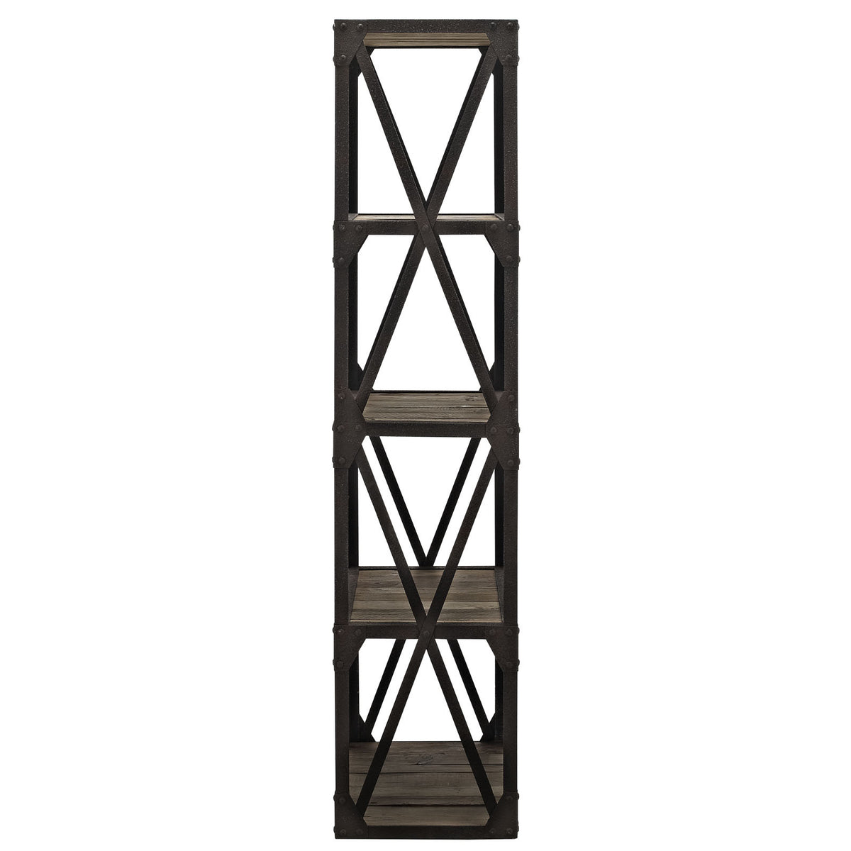 Staff Bookshelf Brown