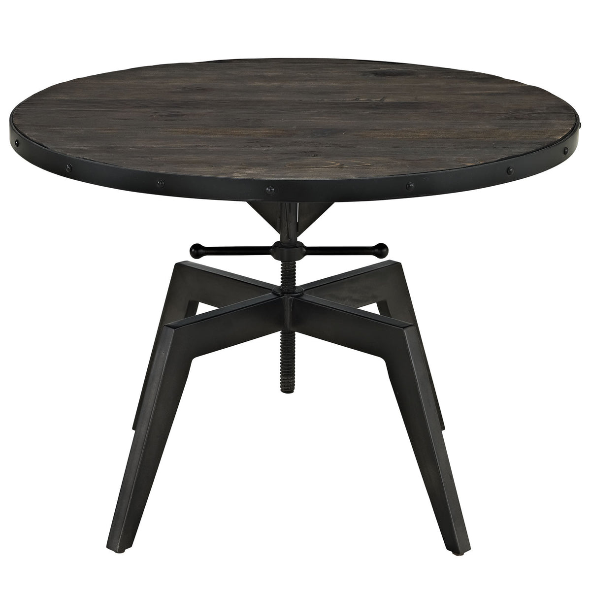 Grand Wood Top Coffee Table Black