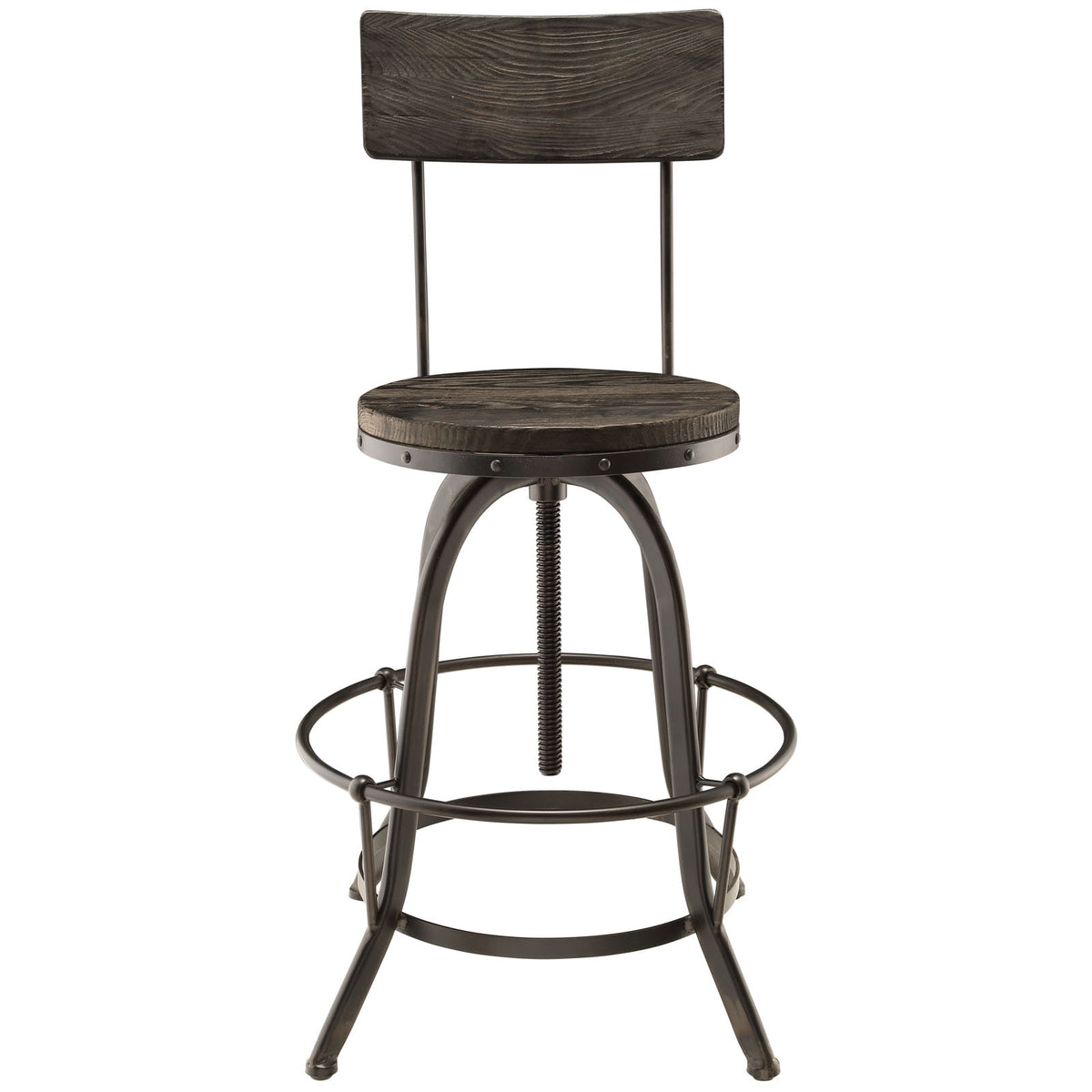 Palamas Wood Bar Stool Black