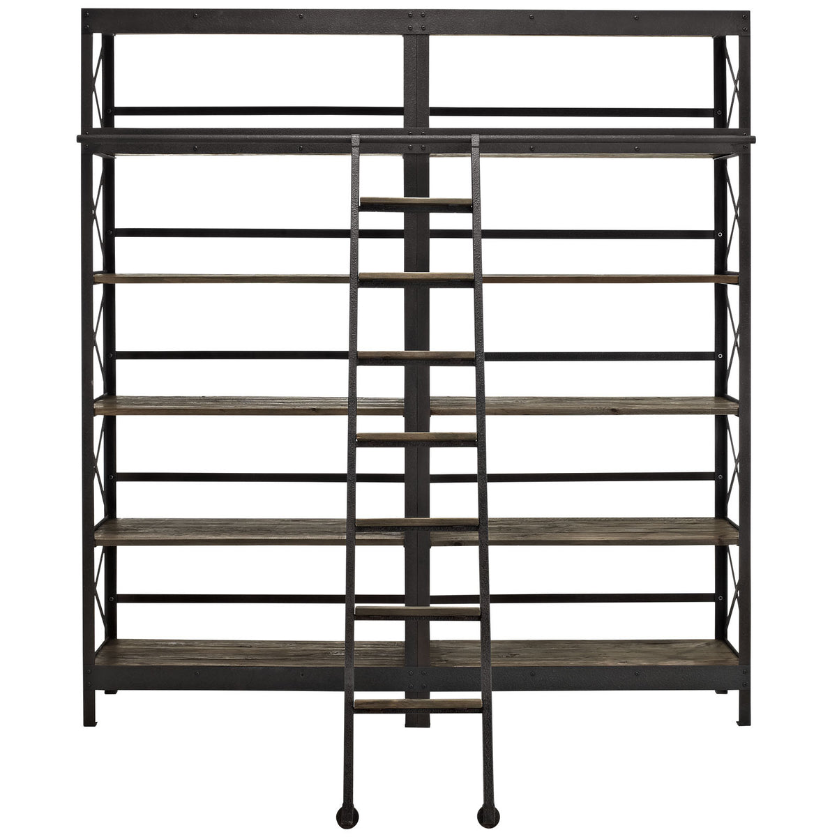 Head Wood Bookshelf Brown