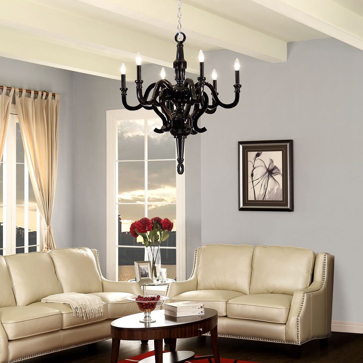 Anthem Chandelier Black