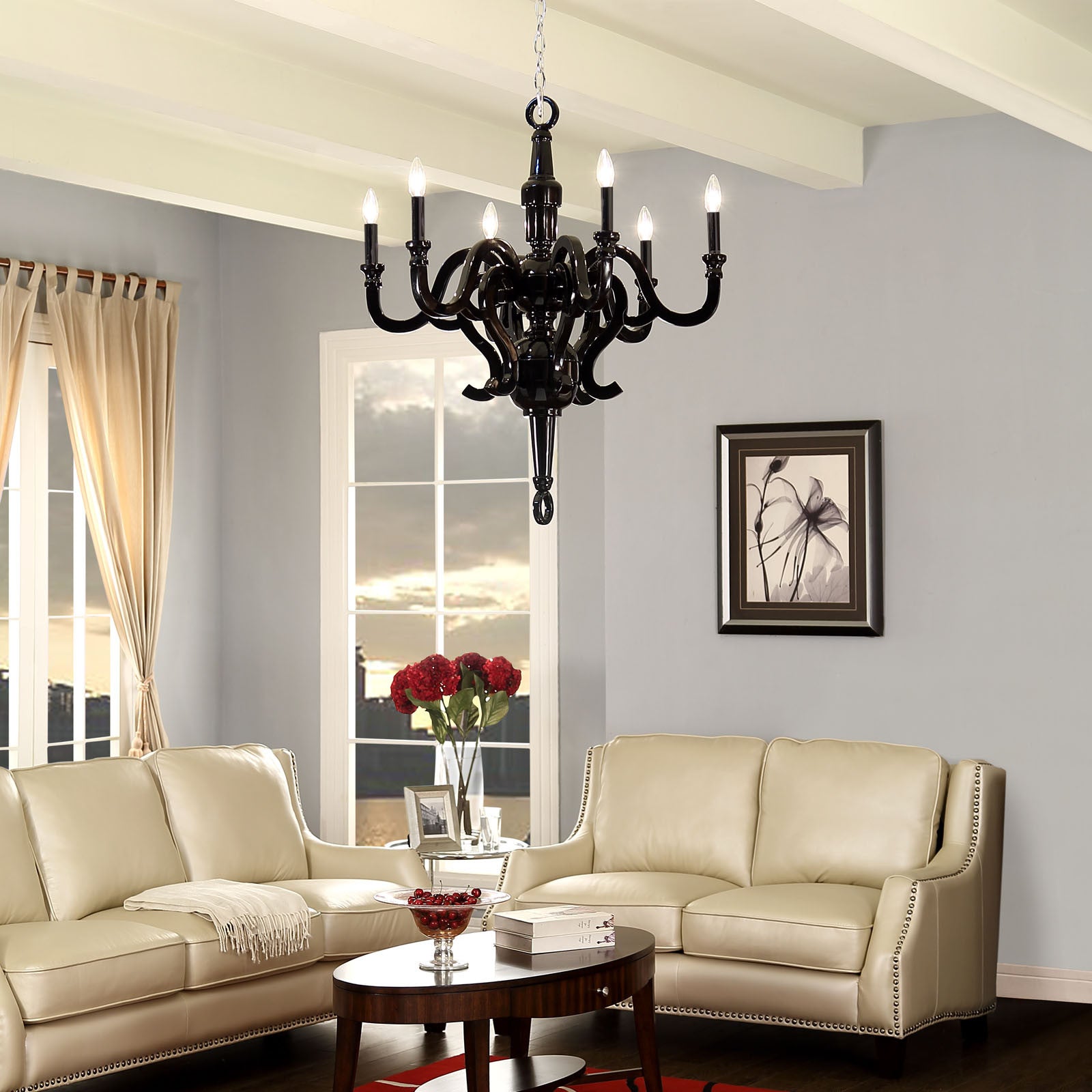 Anthem Chandelier Black