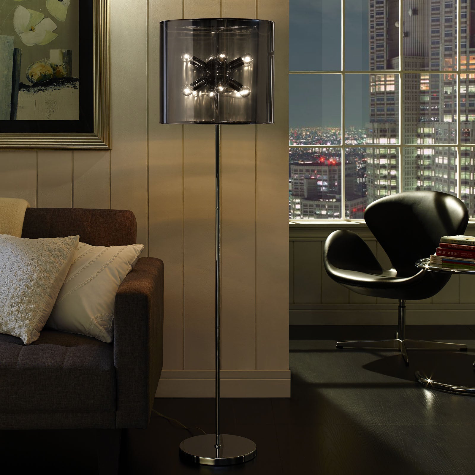 Ares Floor Lamp Silver