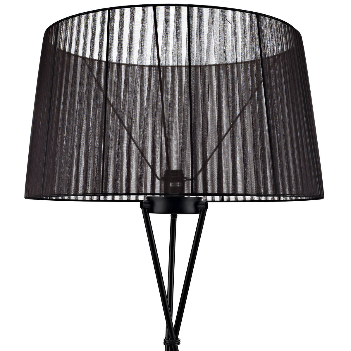 Twin Floor Lamp Black