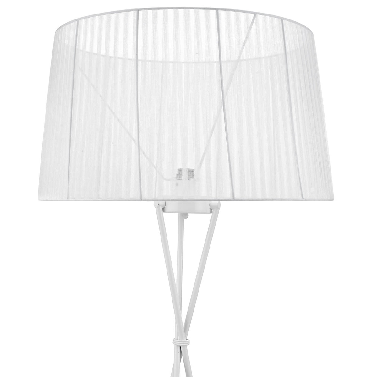 Twin Floor Lamp White