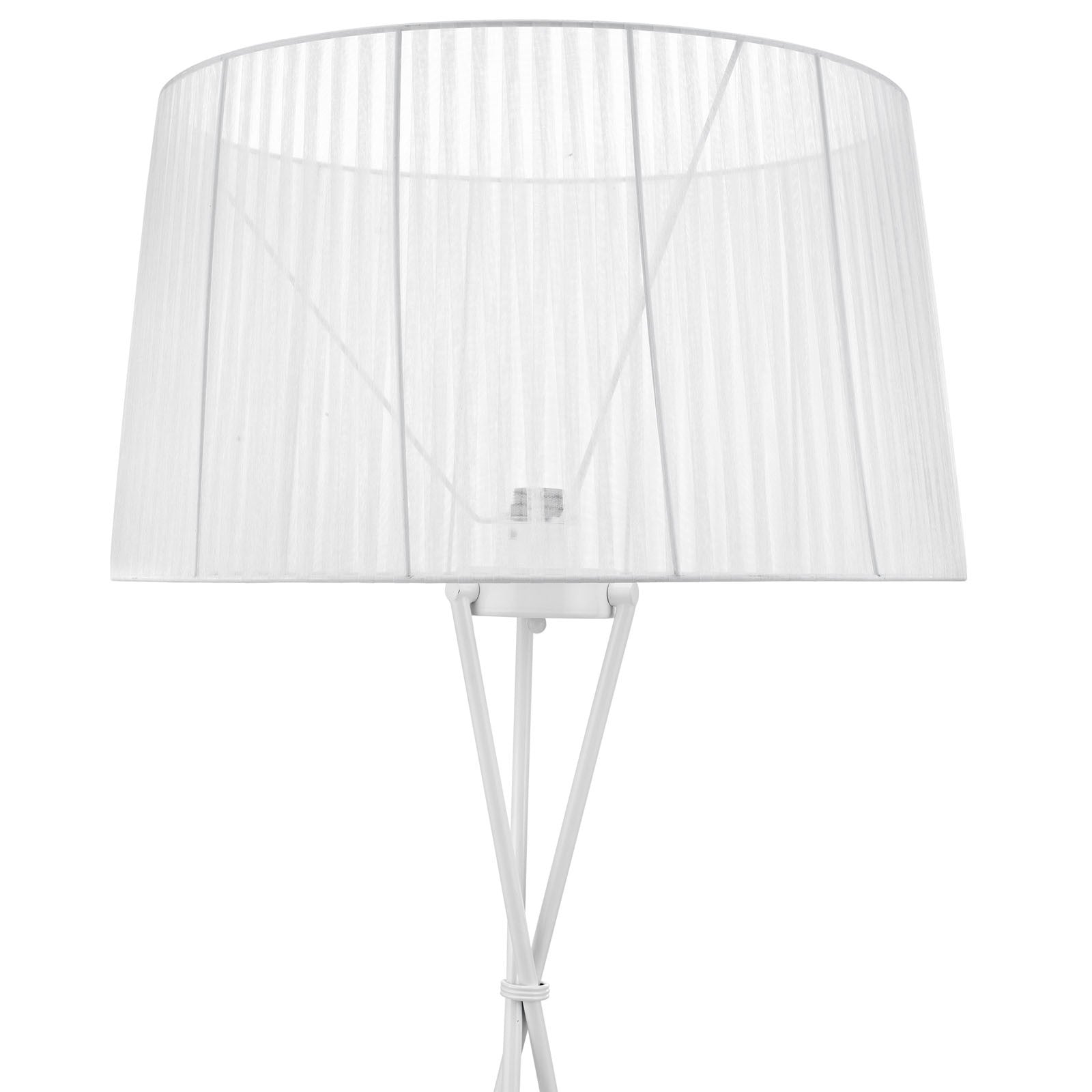 Twin Floor Lamp White