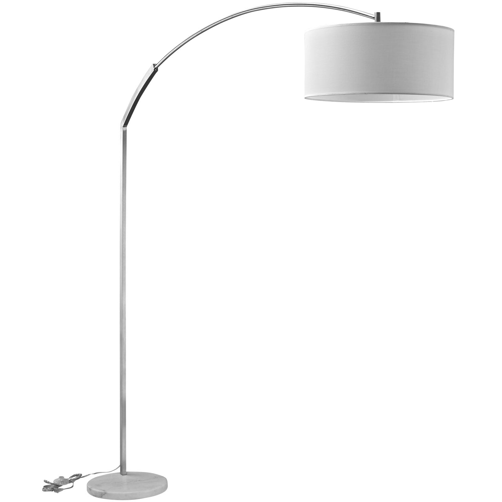 Scenic Marble Floor Lamp White