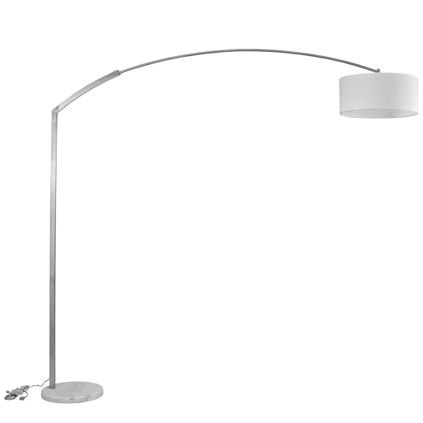 Scenic Marble Floor Lamp White