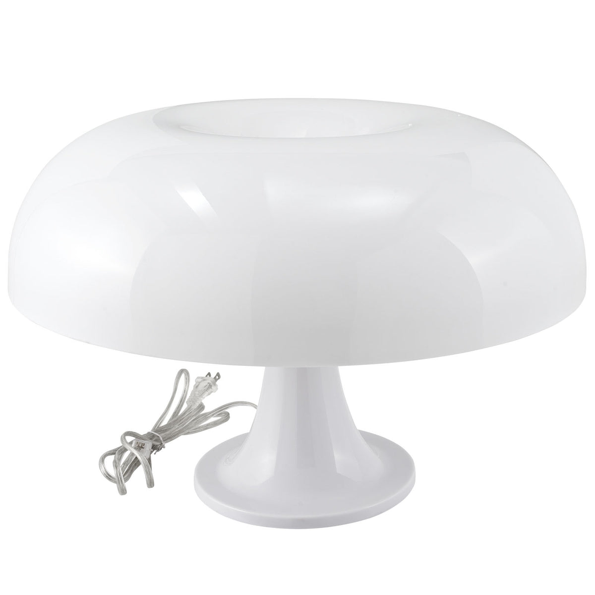 Plaza Acrylic Table Lamp White