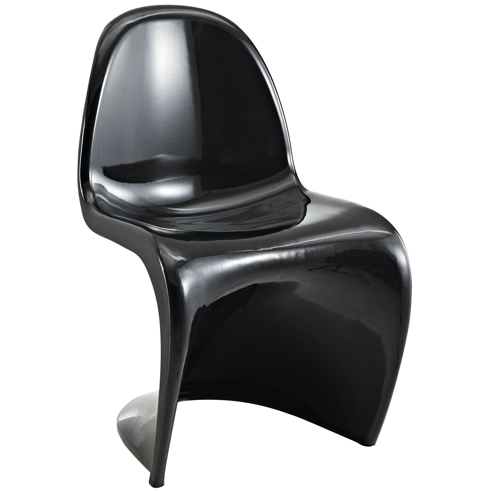Slide Side Chair Black