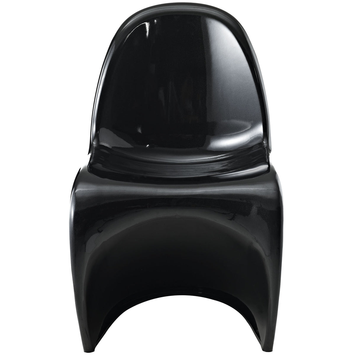 Slide Side Chair Black