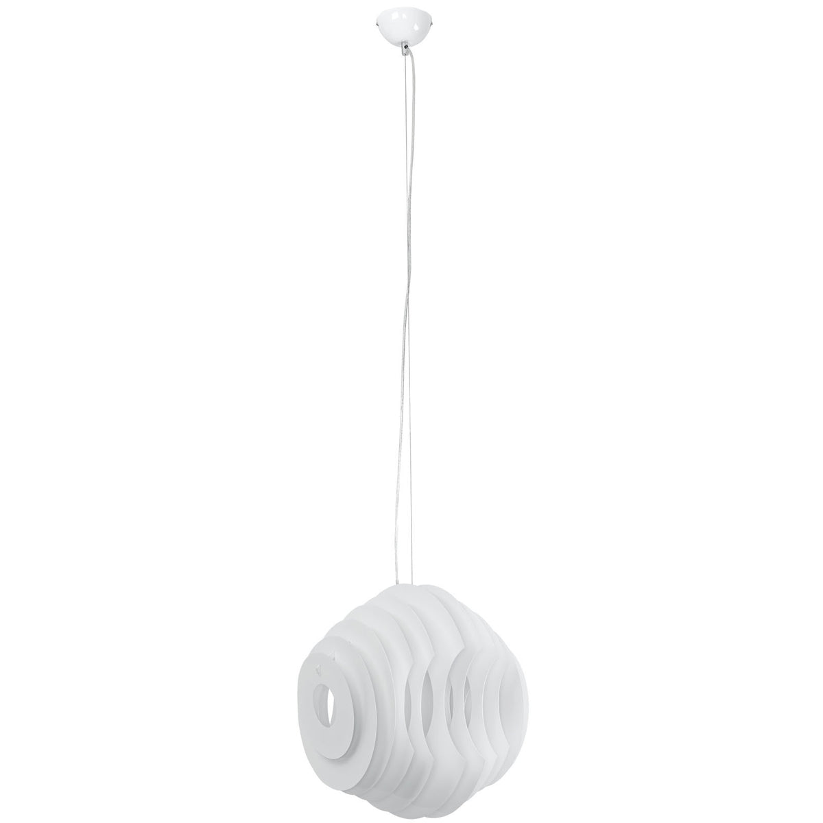 Fishes Aluminum Pendant Light White