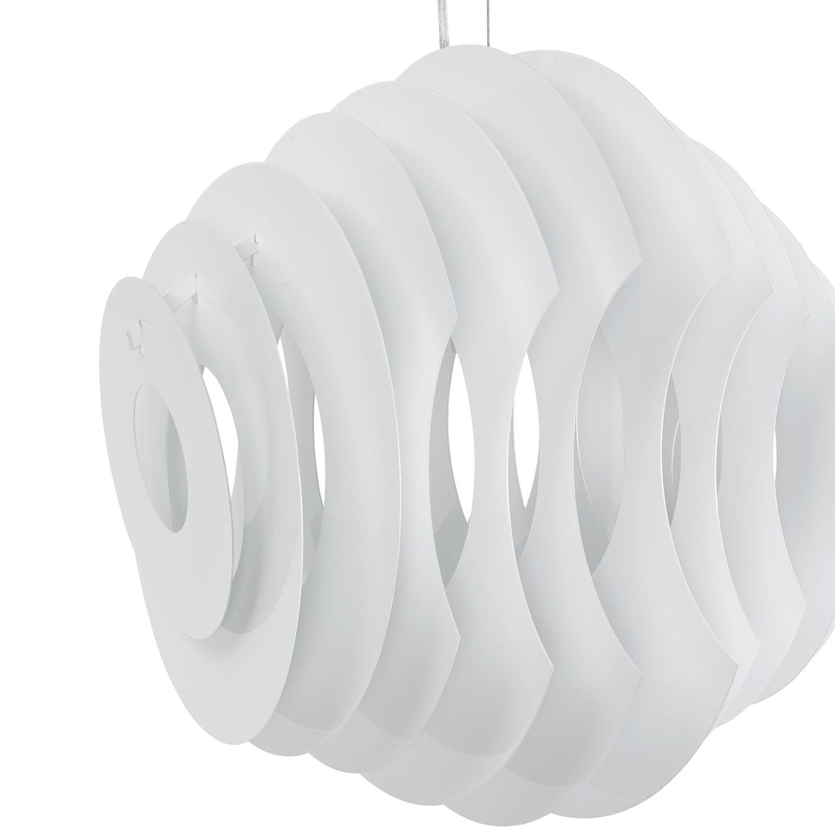 Fishes Aluminum Pendant Light White
