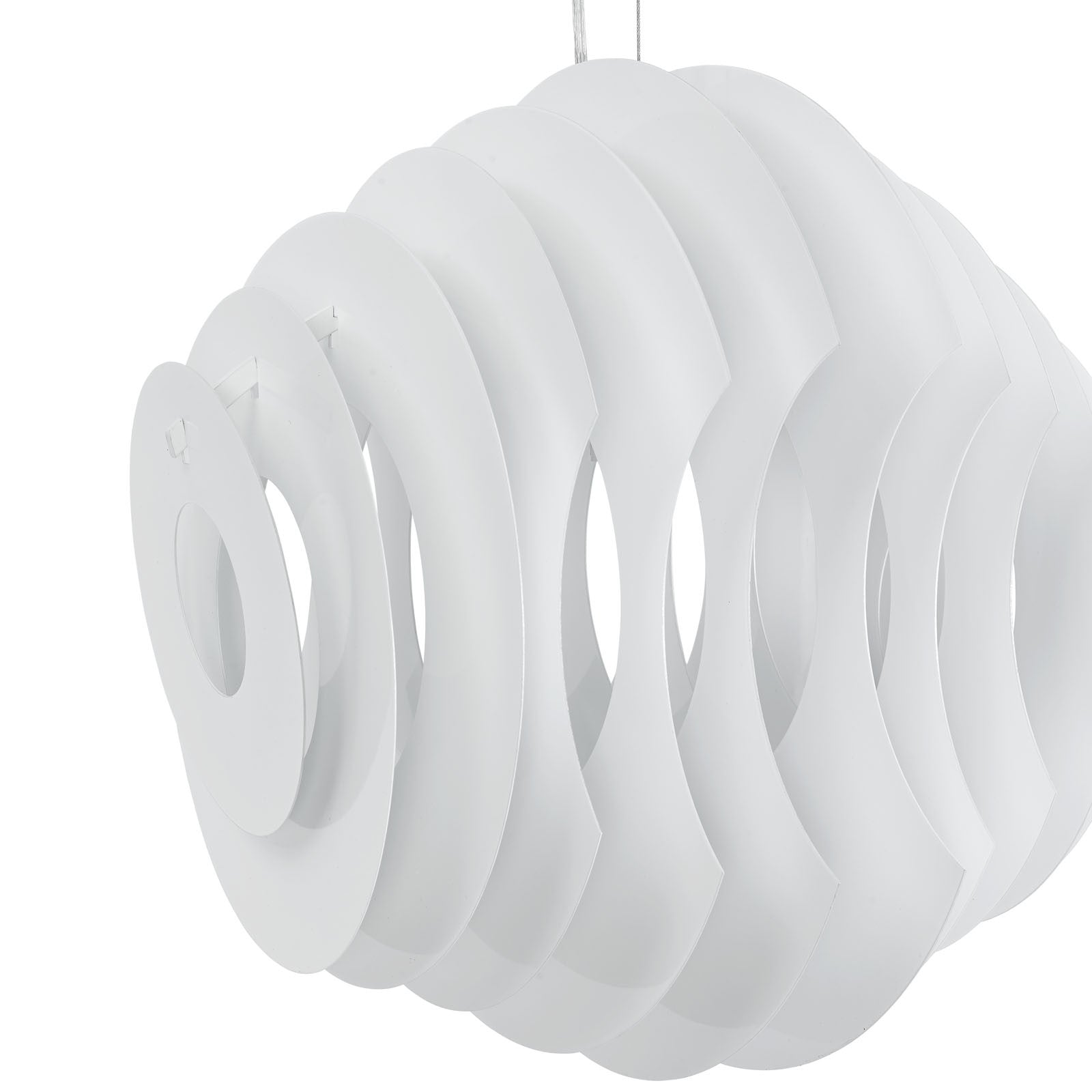 Fishes Aluminum Pendant Light White