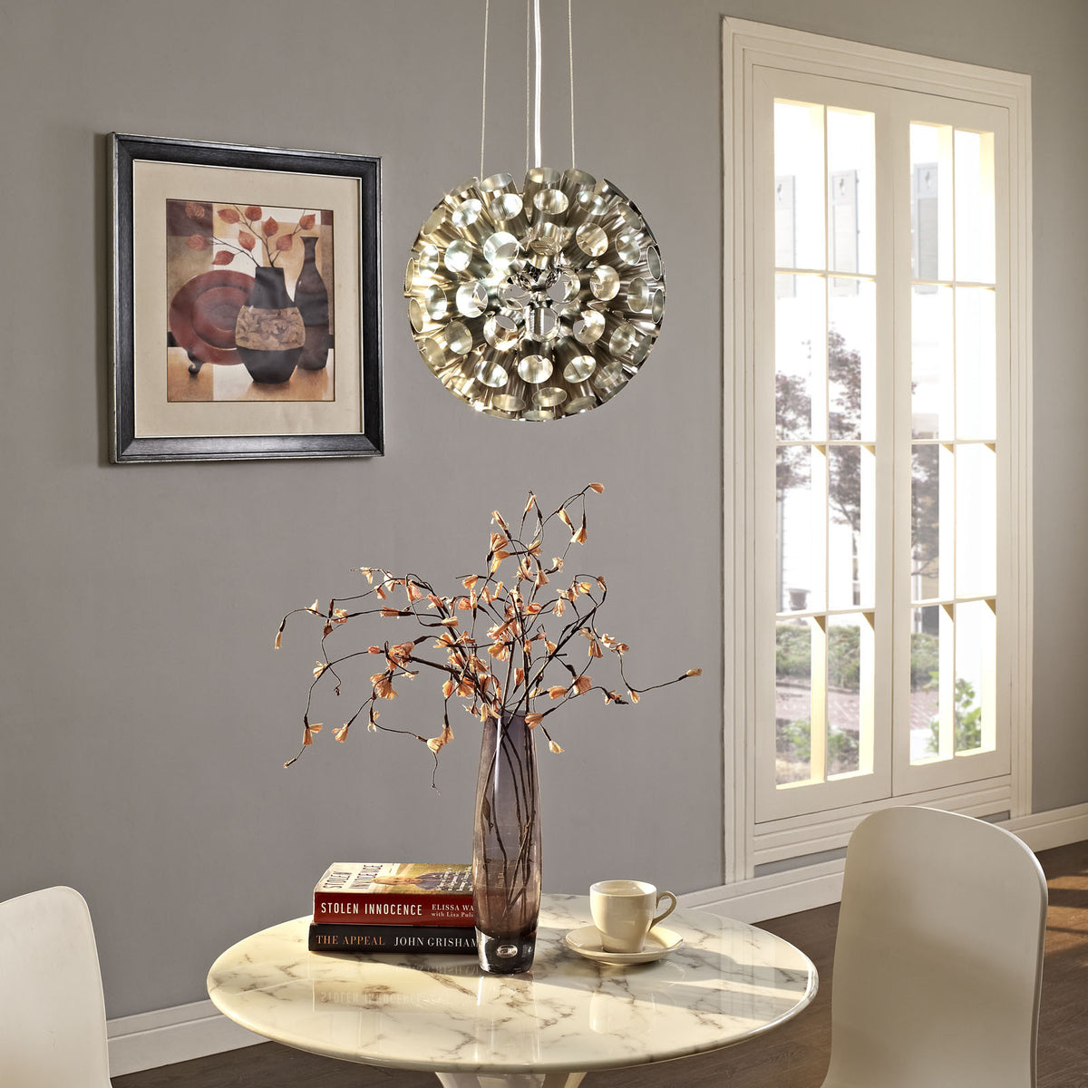 Pinson Aluminum Pendant Light Silver