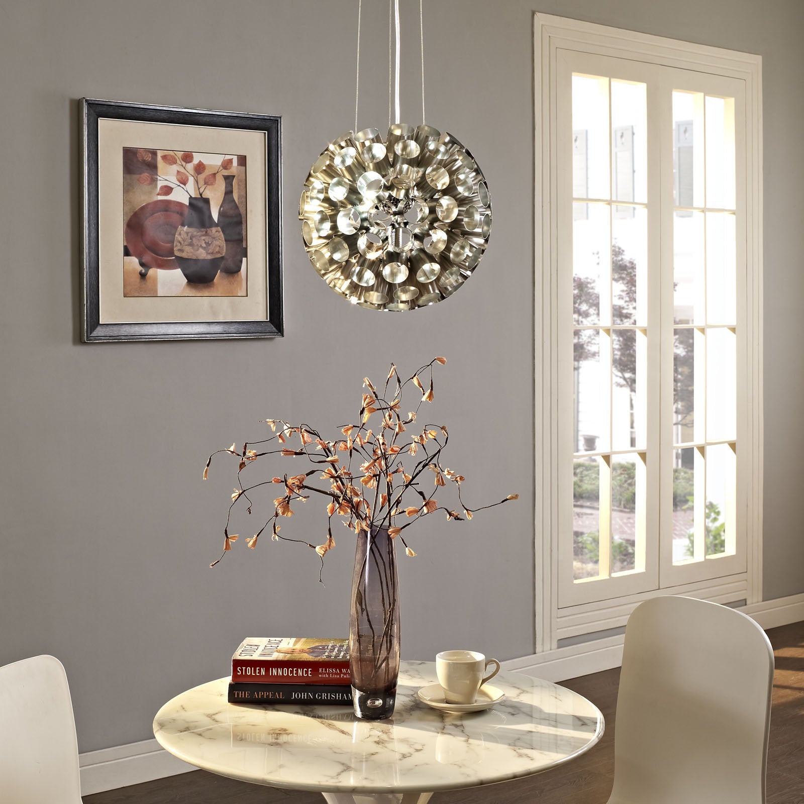 Pinson Aluminum Pendant Light Silver