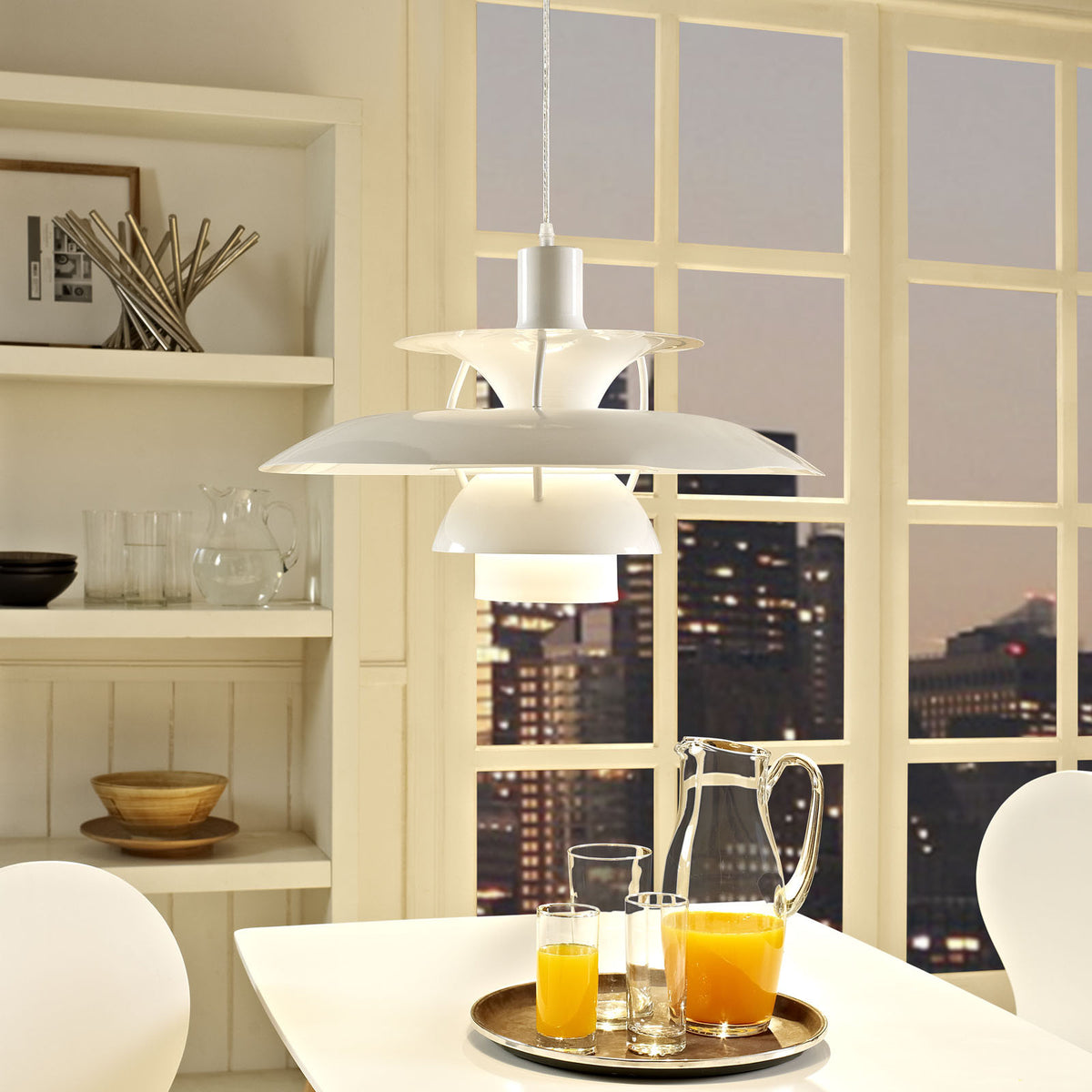 Clover Pendant Light White