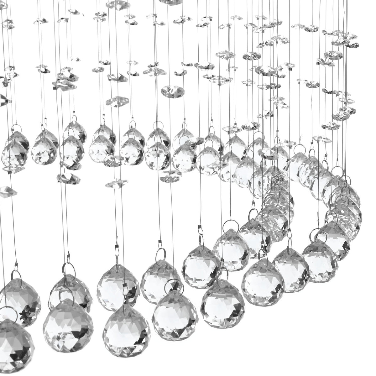 Gleam Chandelier White