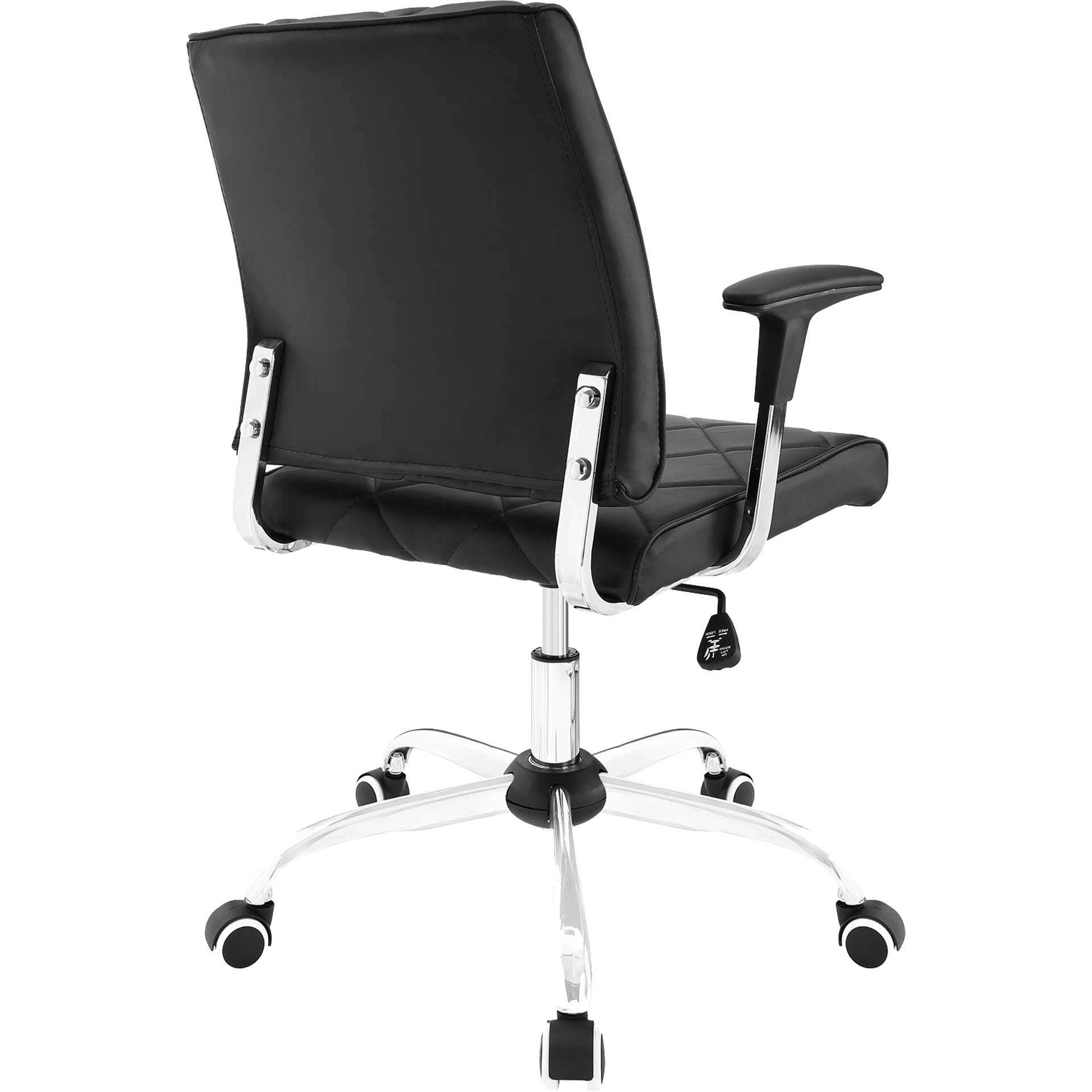 Lochsa Vinyl Office Chair Black