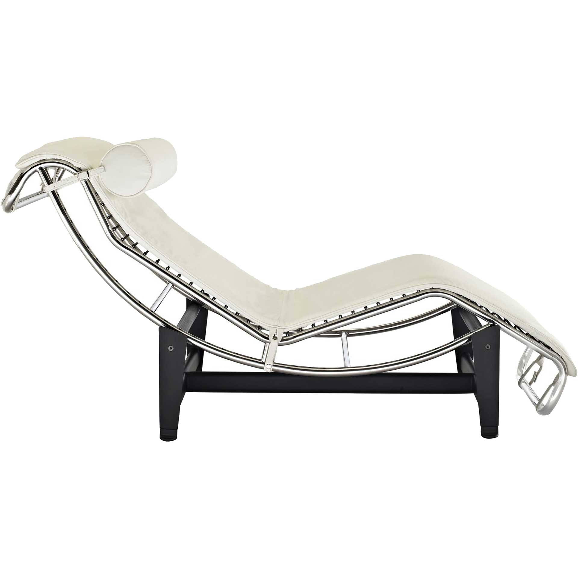 Chant Leather Chaise White