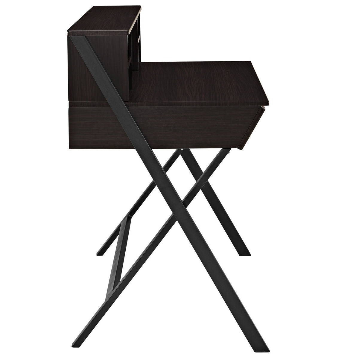 Troy Office Desk Dark Walnut