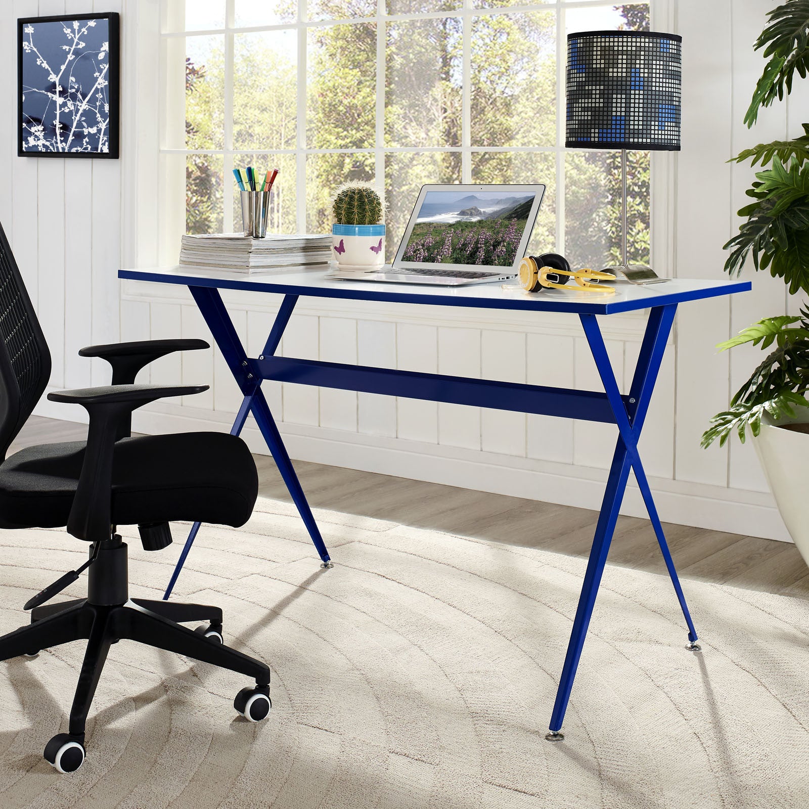 Exa Desk Blue