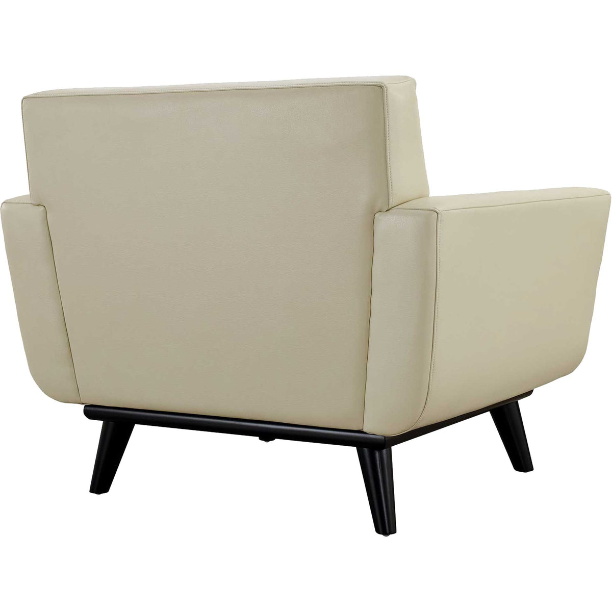 Emory Leather Armchair Beige