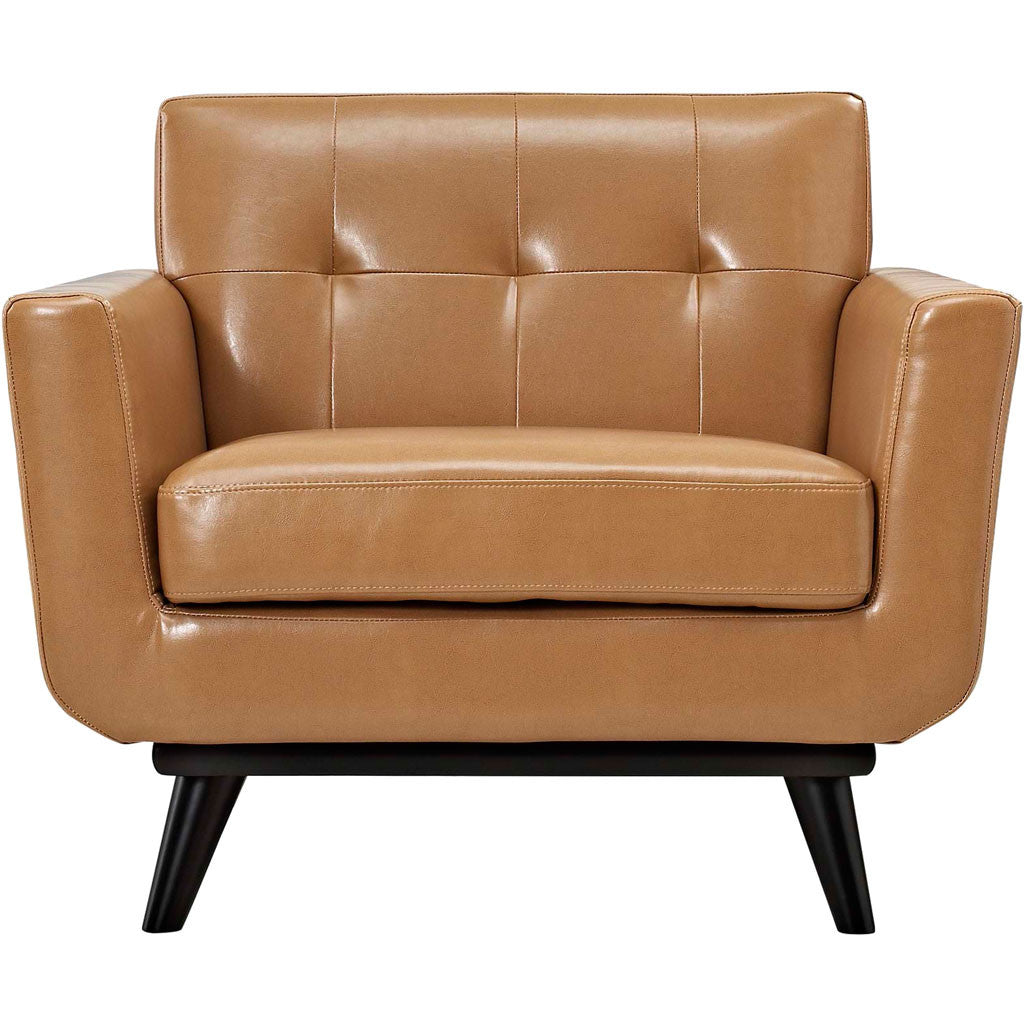 Emory Leather Armchair Tan