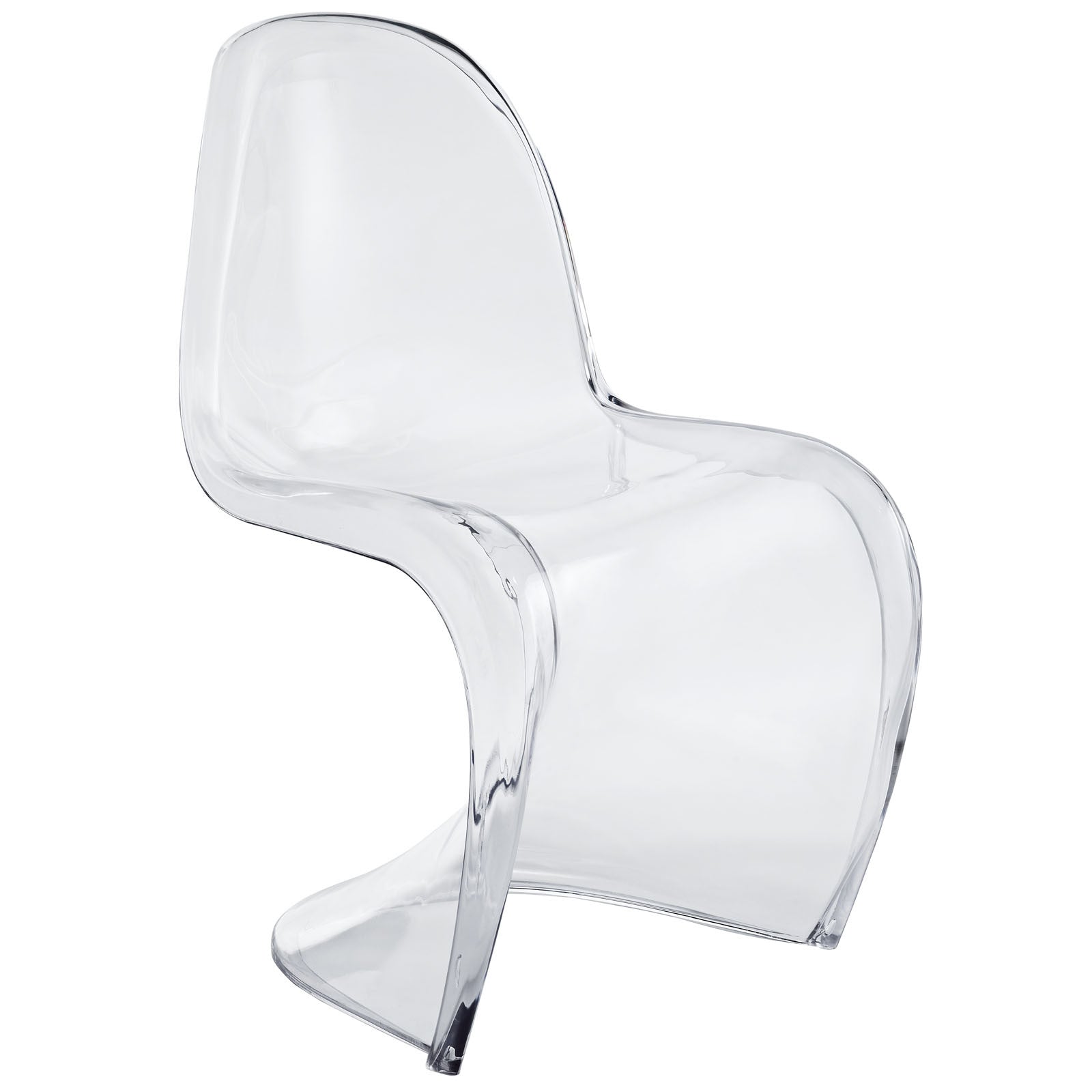 Slide Clear Side Chair Clear
