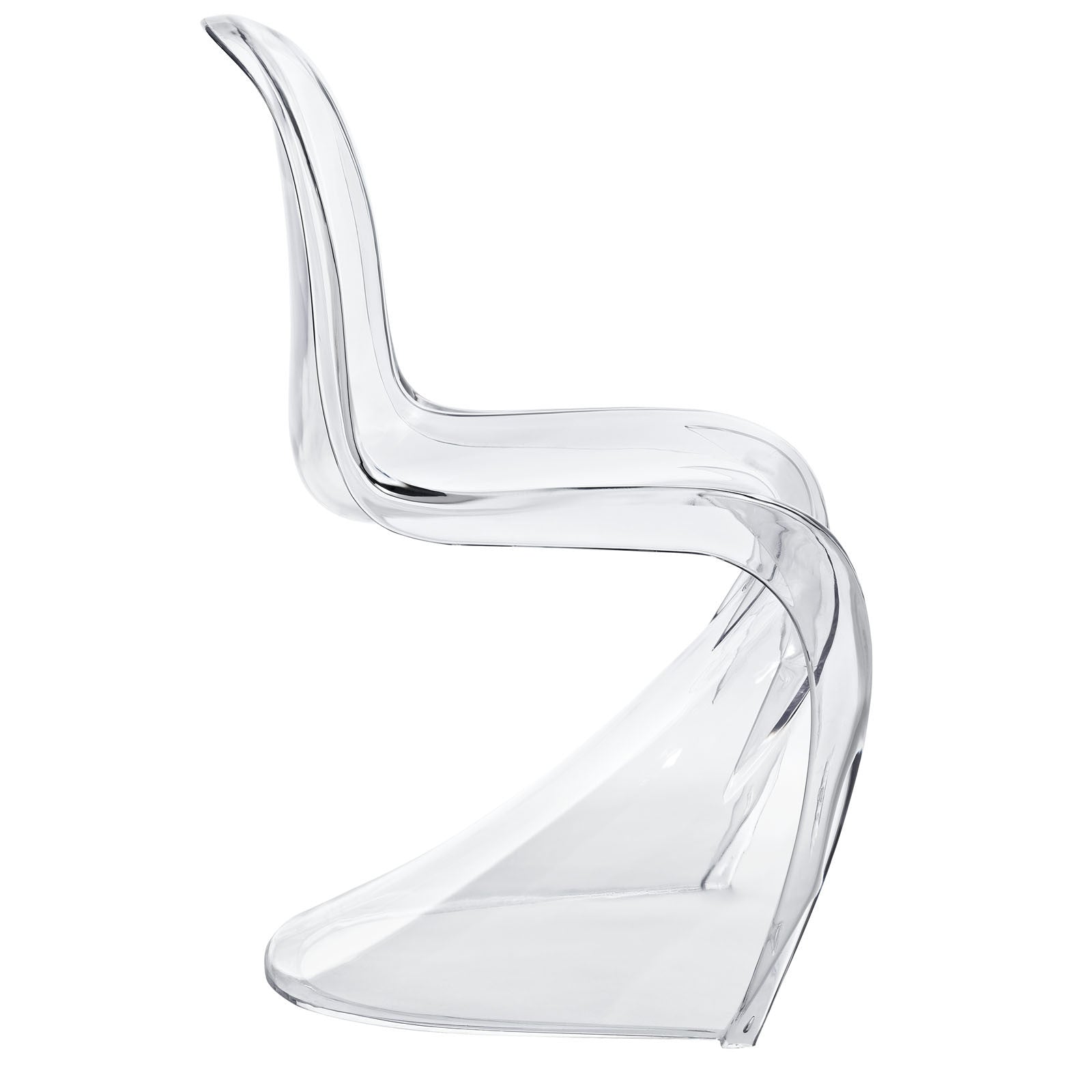 Slide Clear Side Chair Clear