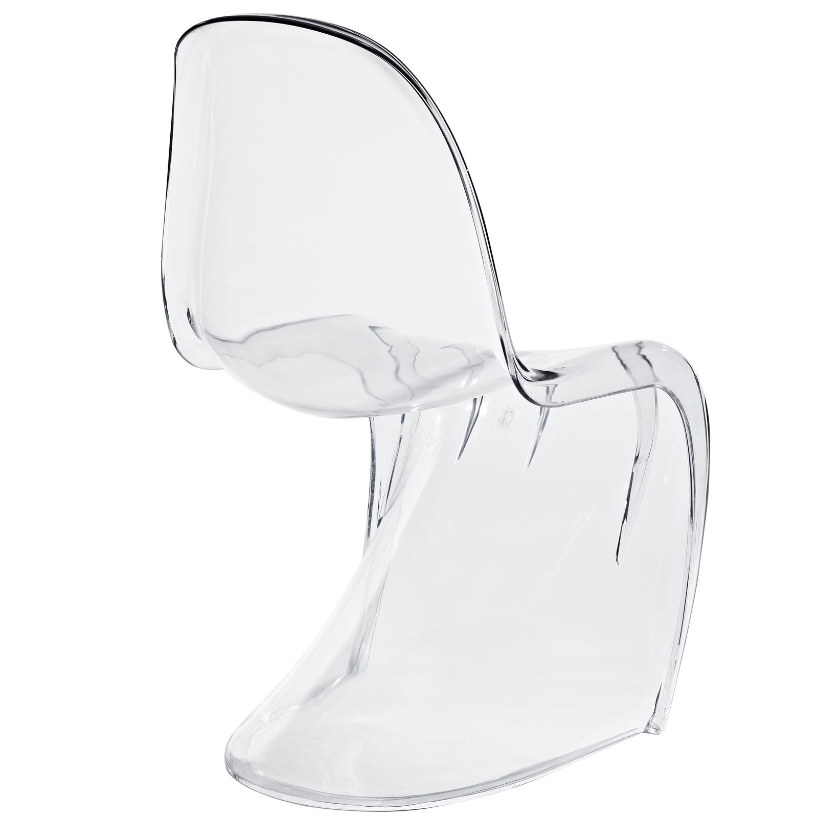 Slide Clear Side Chair Clear