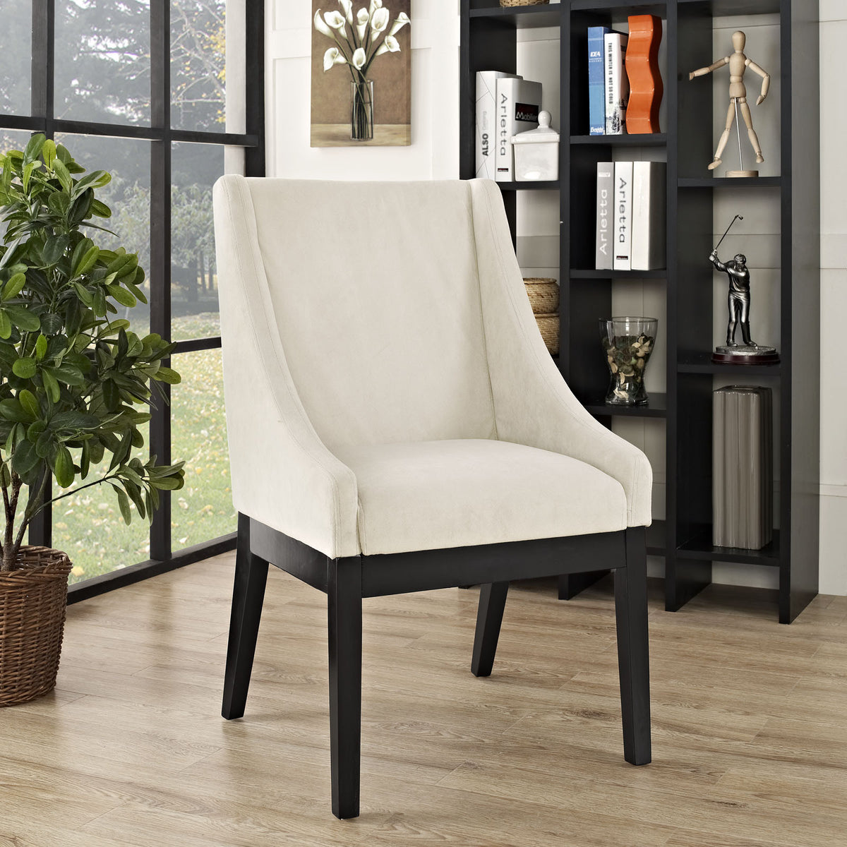 Tilde Dining Wood Side Chair Beige