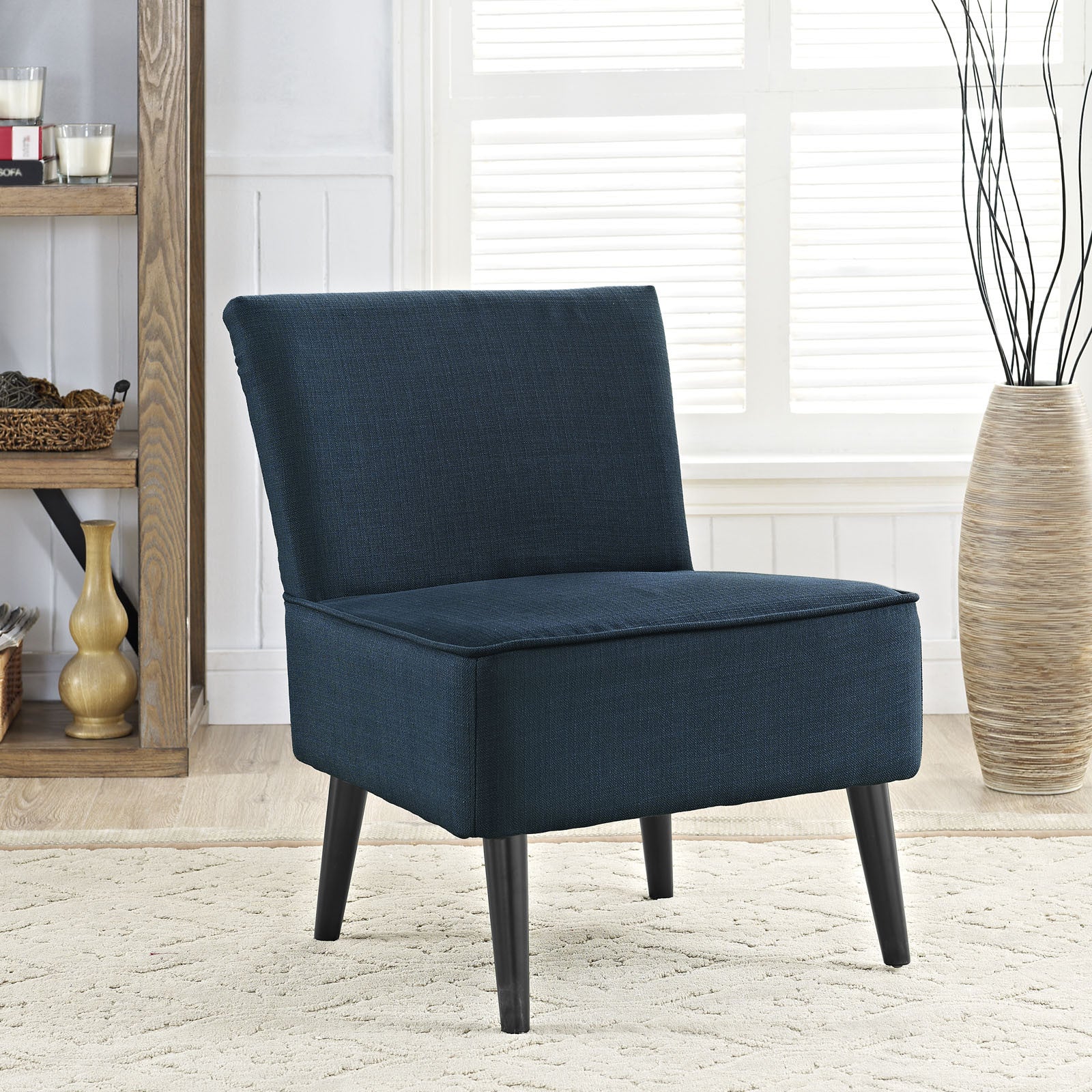 Risa Fabric Side Chair Azure