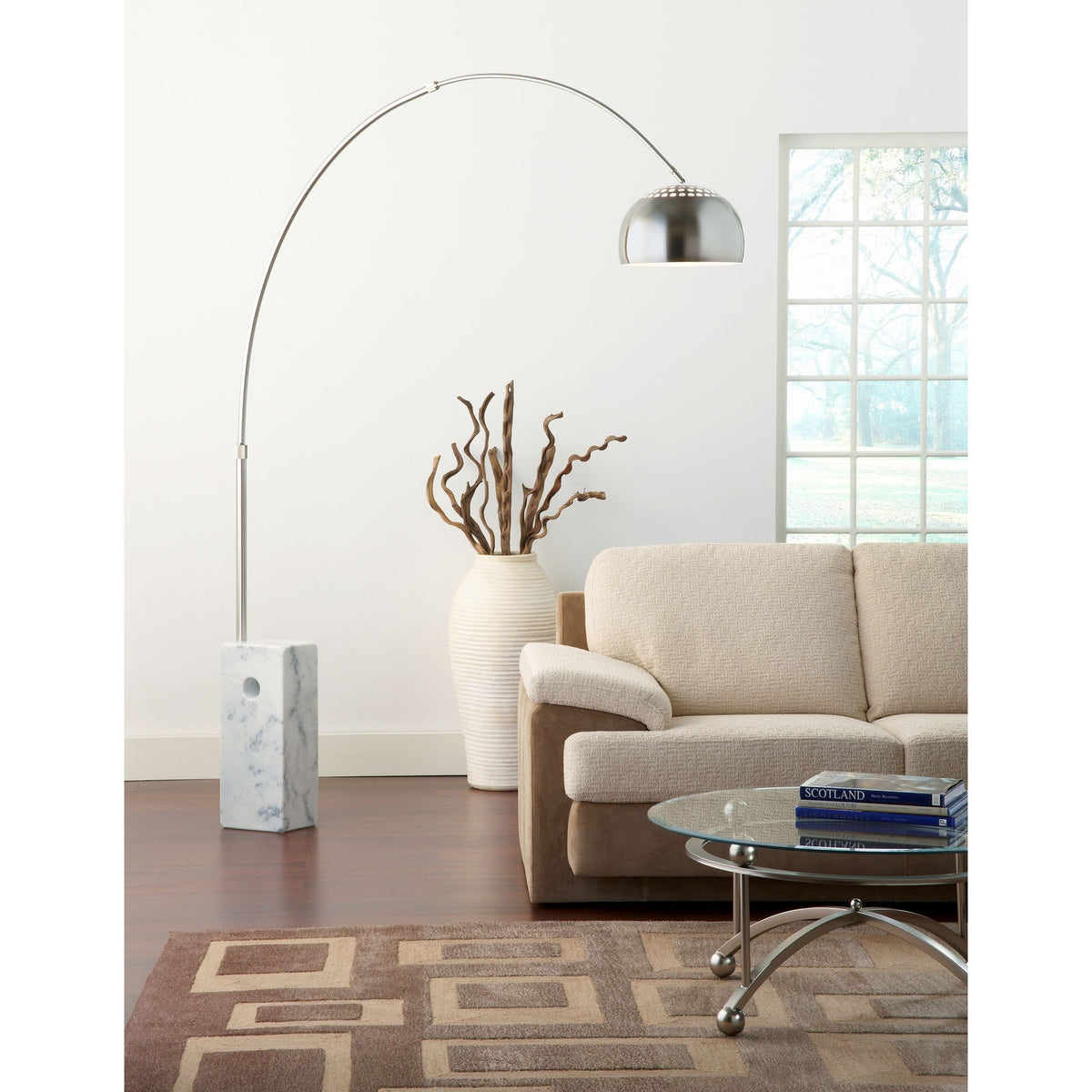 Sun Cube Floor Lamp White