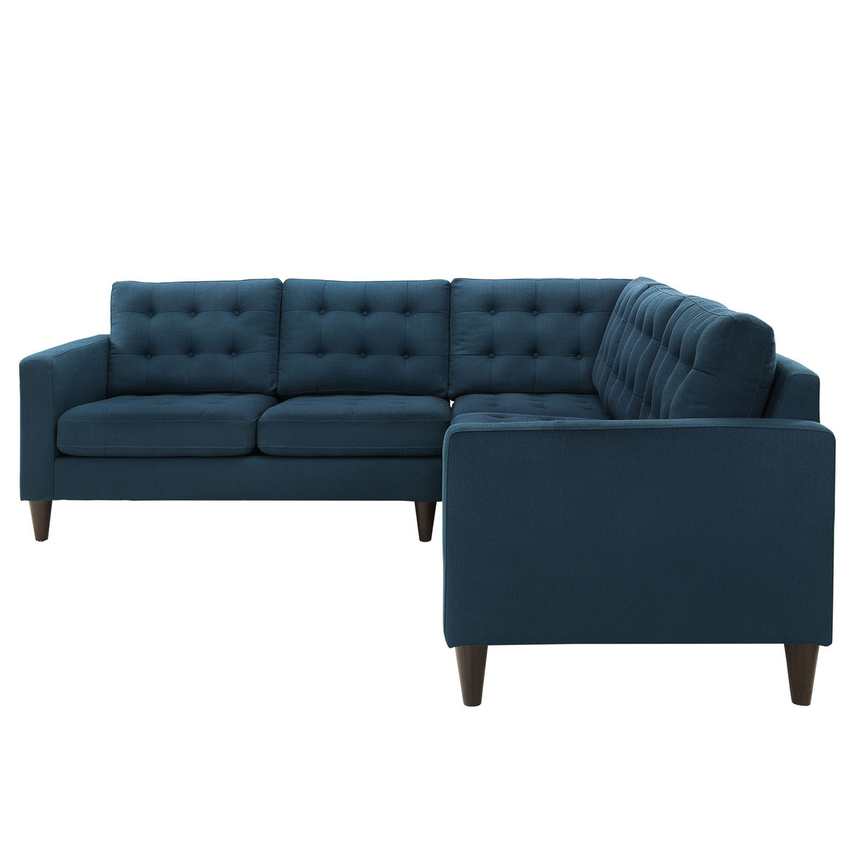 Era Fabric Corner Sectional Sofa Azure