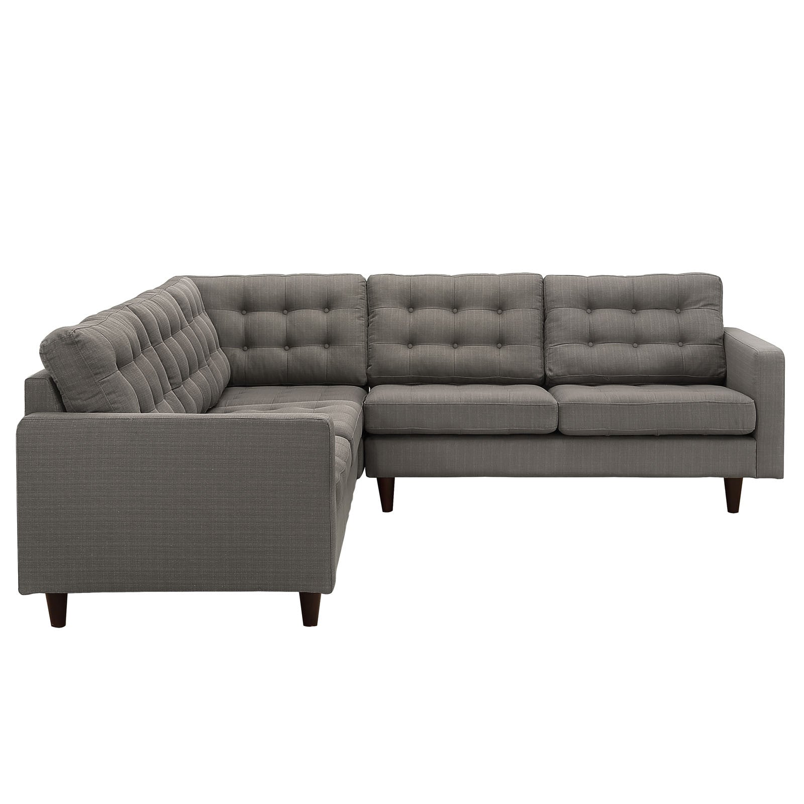 Era Fabric Corner Sectional Sofa Oatmeal