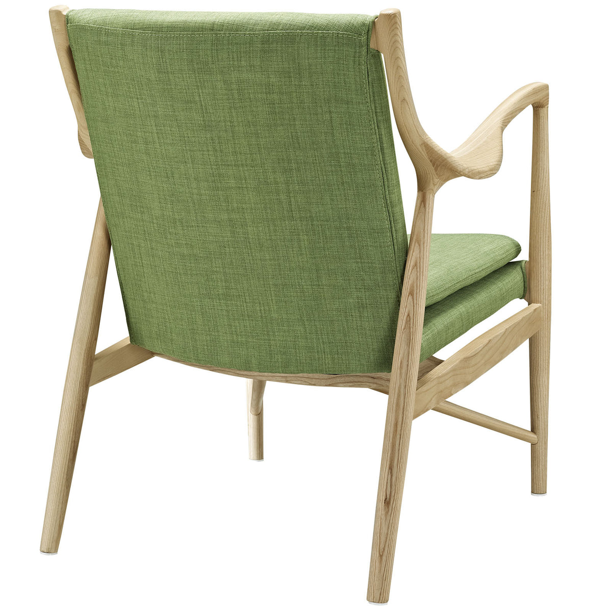 Minerva Upholstered Lounge Chair Natural Green