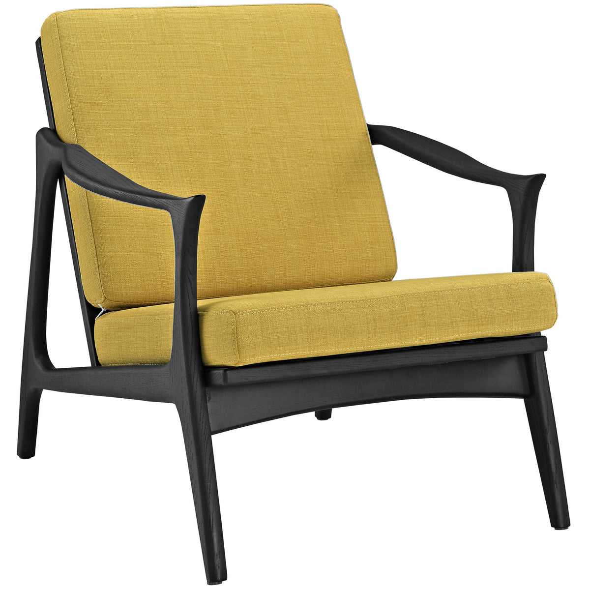 Pacific Armchair Black/Yellow