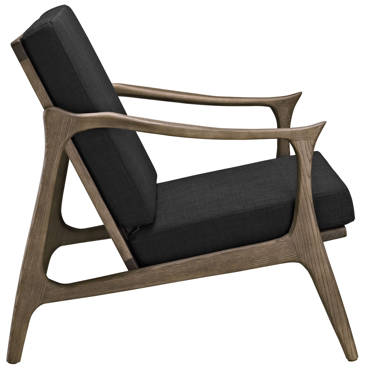 Pacific Armchair Walnut/Black