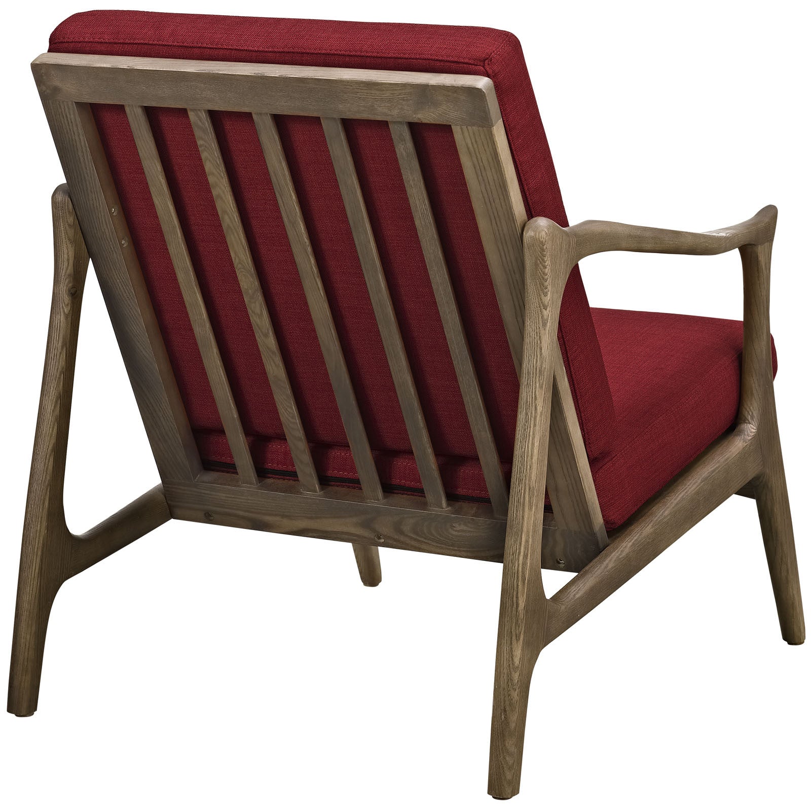 Pacific Armchair Walnut Red