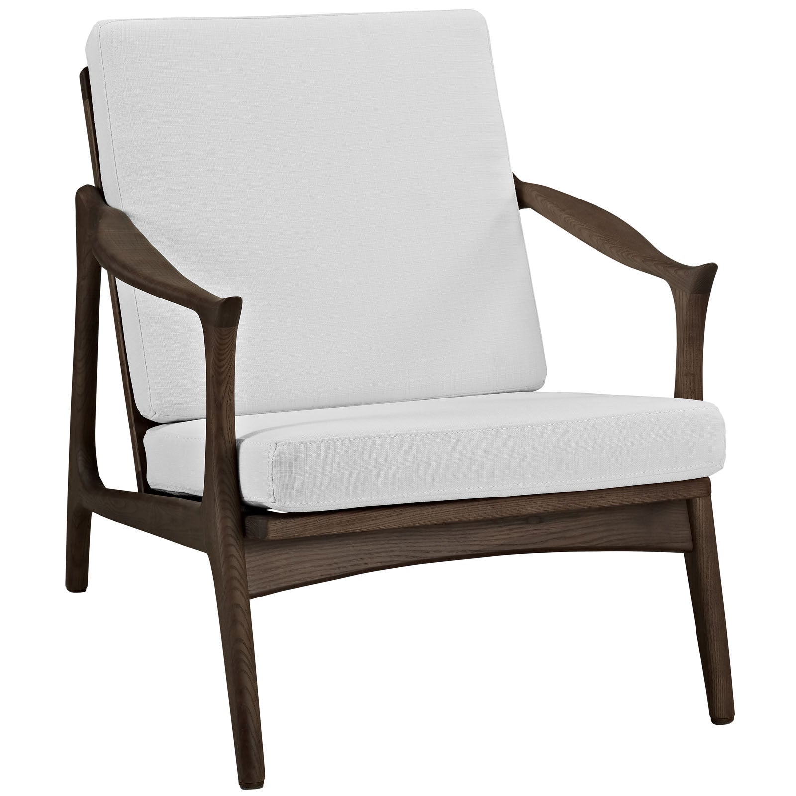Pacific Armchair Walnut White