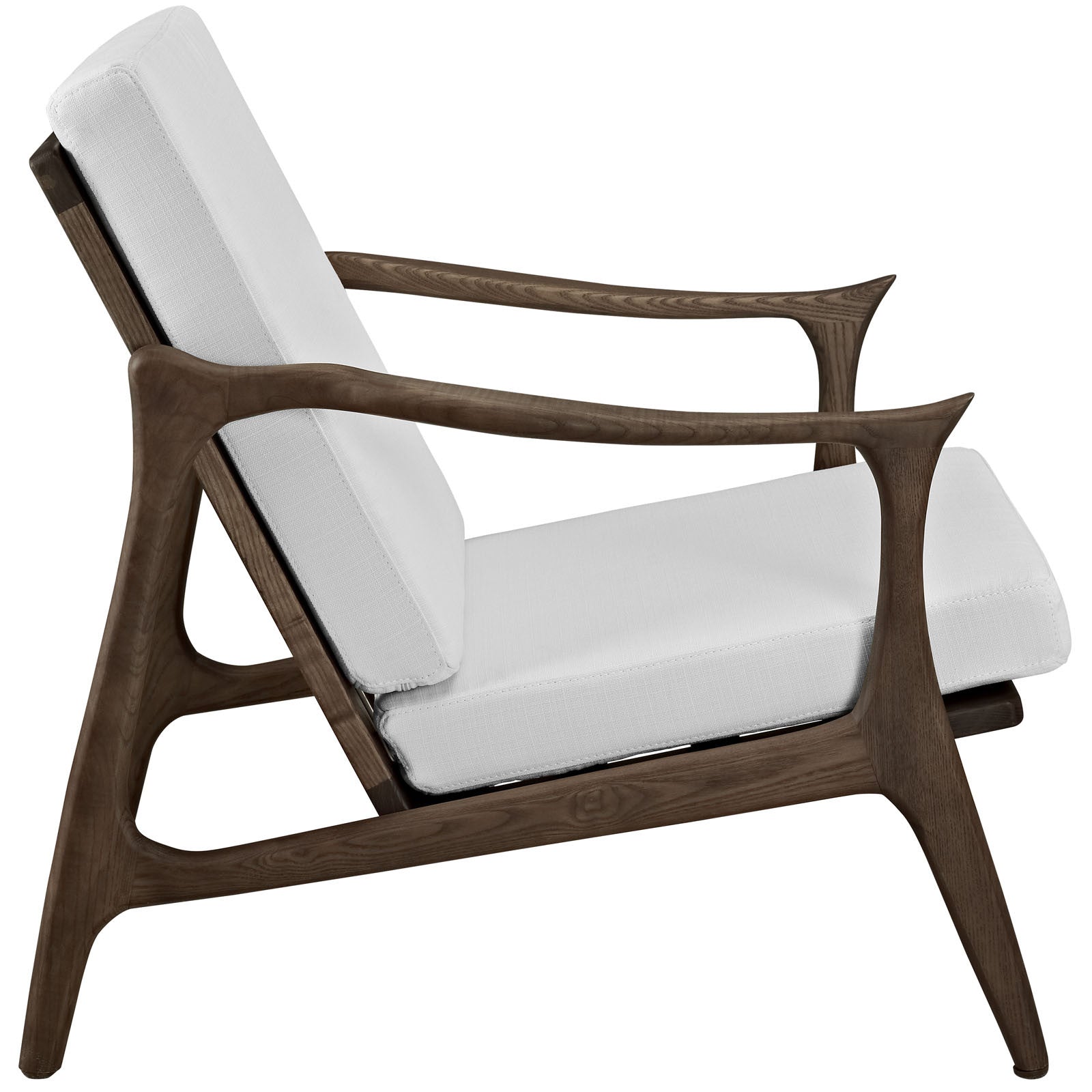 Pacific Armchair Walnut White