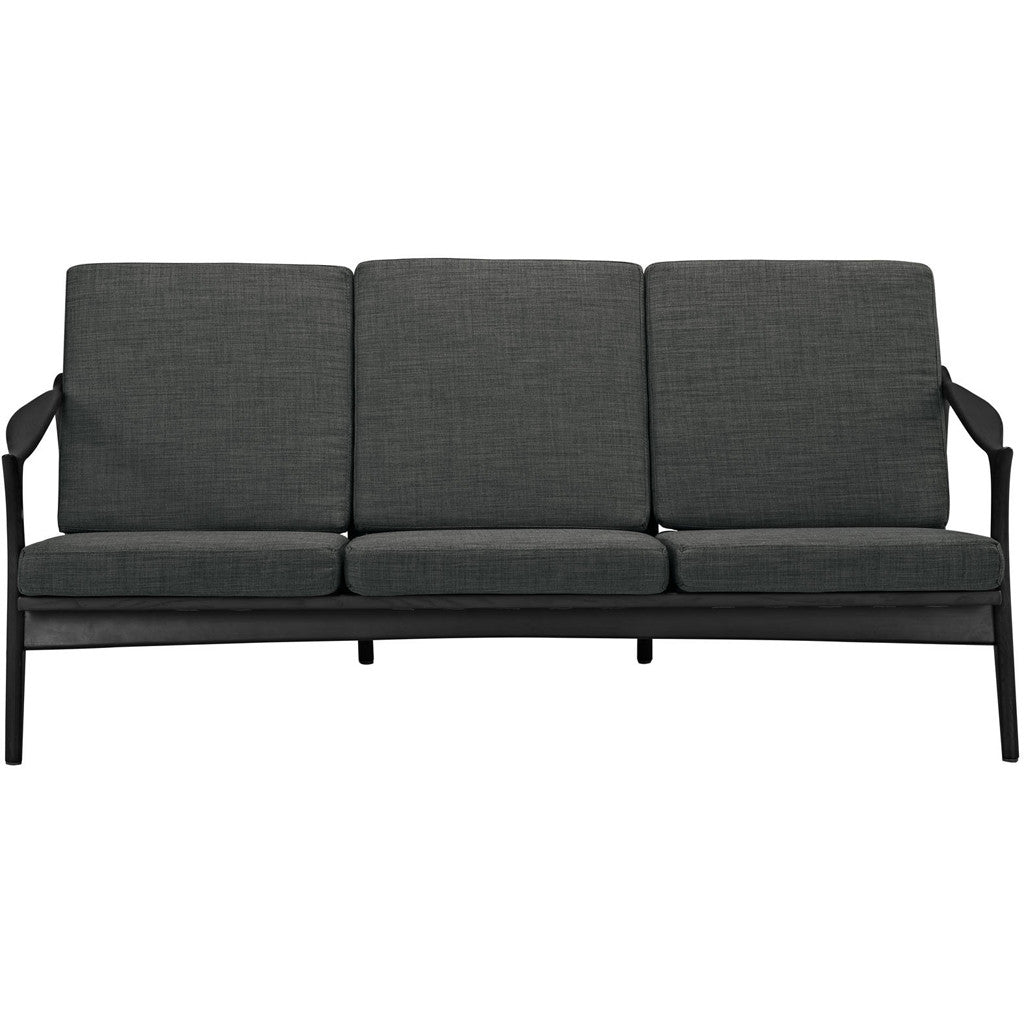 Pacific Sofa Black Gray