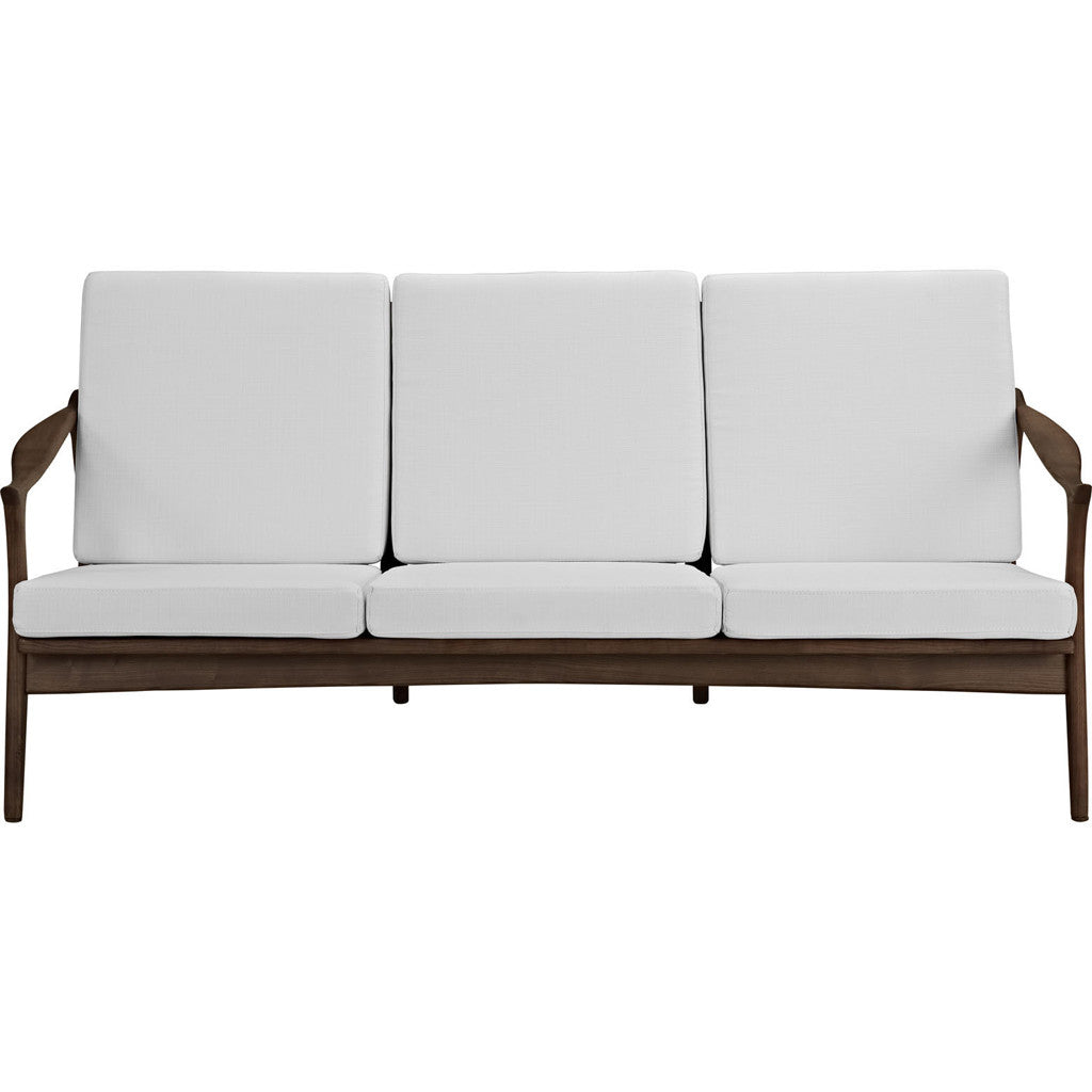 Pacific Sofa Walnut White