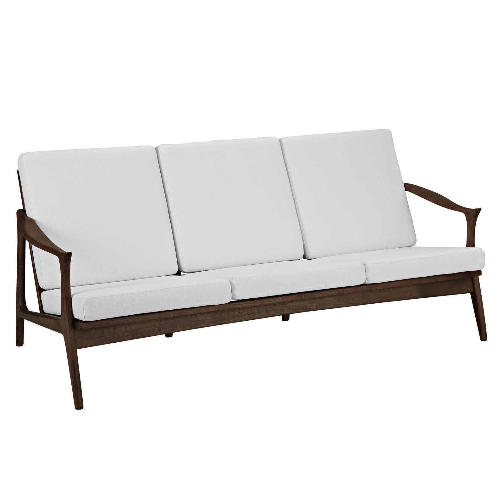 Pacific Sofa Walnut White