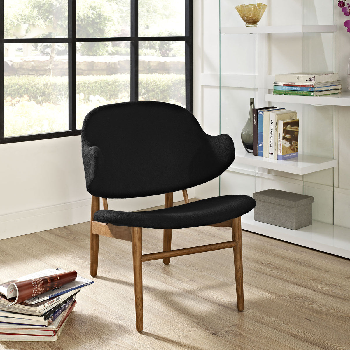 Sussex Lounge Chair Maple Black