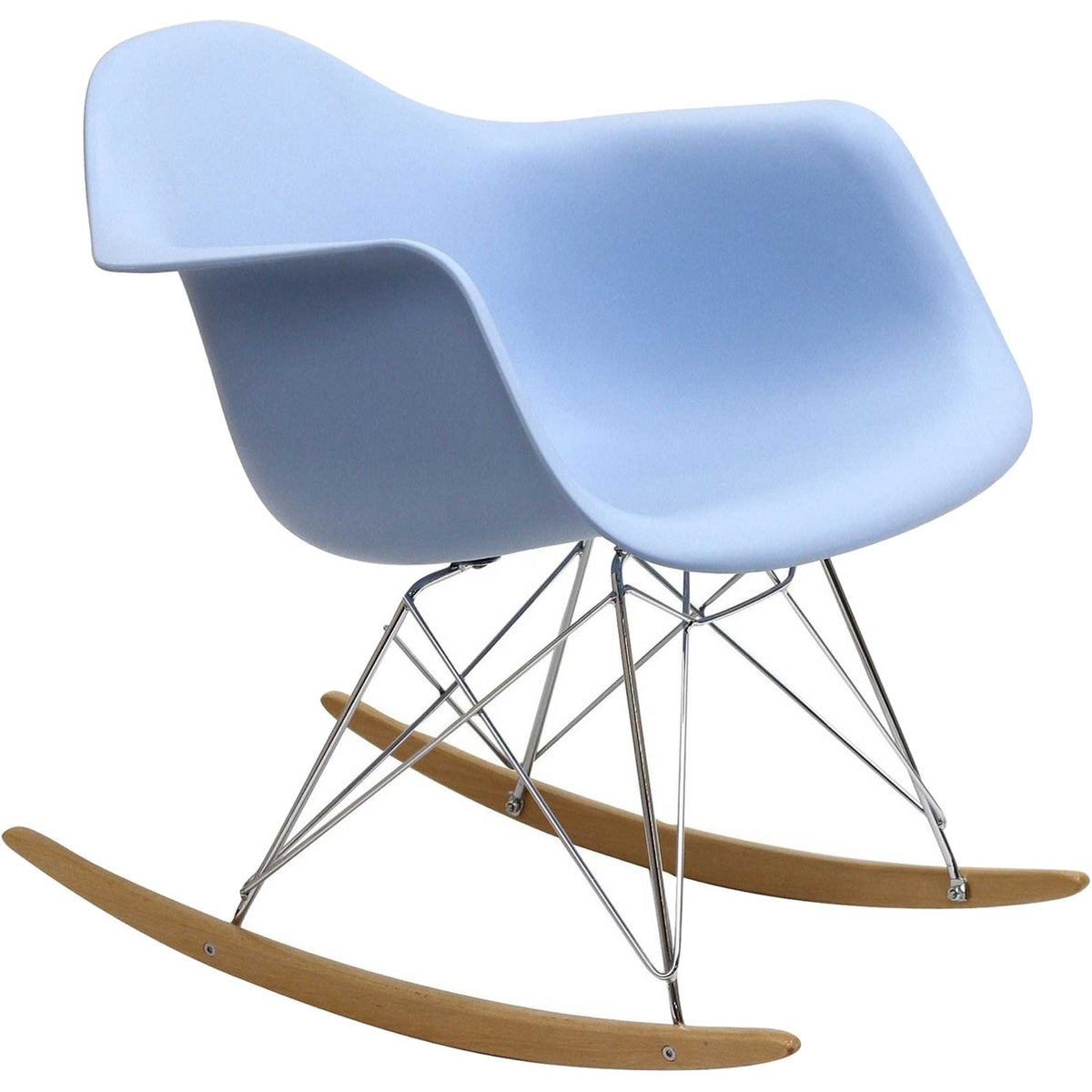 Rocking Lounge Chair Blue
